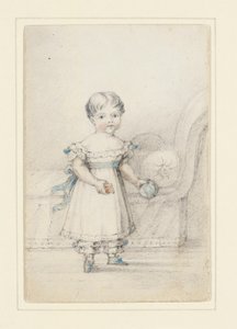 Princezna Victoria s míčem, 1822 od Elizabeth Keith Heathcote