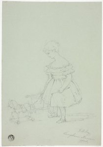Dívka s Toy Hore v Langham House od Elizabeth Murray