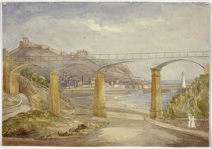 Scarborough (recto) a Náčrt domu s matkou a dětmi (verze) od Elizabeth Murray