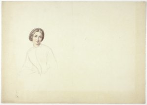 Studie pro ženský portrét od Elizabeth Murray