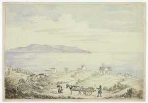 Pohled na Dalkey ze silnice od Elizabeth Murray