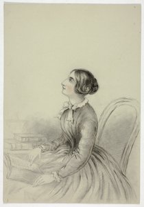 Mladá žena inspirována při čtení od Elizabeth Murray