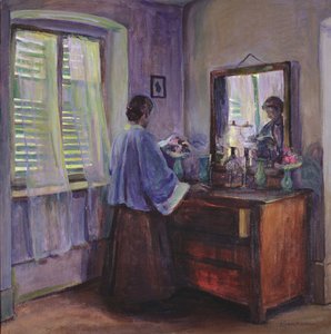 The Closed Shutters (olej na plátně)