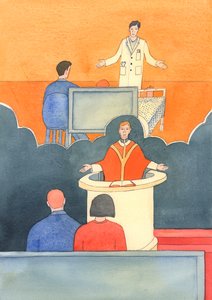 Chirurg, který stanoví vážnou diagnózu, má někdy malou naději na vyléčení, 2003 (bez papíru) od Elizabeth Wang