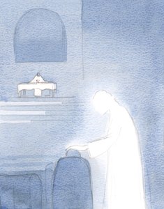 Kristus obdivuje i naši chabou lásku k Němu. Způsobuje, že to v našich srdcích vzplane dál a rozlije se k ostatním., 2001 (bez papíru) od Elizabeth Wang