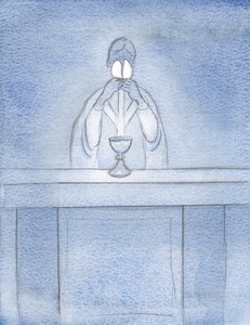 Kristus přichází ke svému lidu na Zemi, 2000 (bez papíru) od Elizabeth Wang