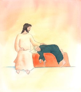 Kristus je blízko svým přátelům, za všech okolností, 2000 (bez papíru) od Elizabeth Wang