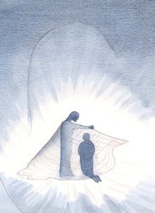 Kristus mi umožnil vidět zlatý plášť, který nyní nosím, díky Jeho štědrosti, 2000 (bez papíru) od Elizabeth Wang