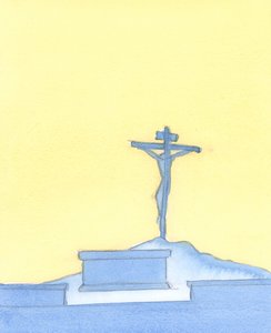 Kristova drahocenná Krev jednou vylila z Jeho Těla na kříži; a že oběť je dnes ve mši znovu předkládána svátostným způsobem, když se modlíme za odpuštění našich hříchů., 2004 (w/c on pap od Elizabeth Wang