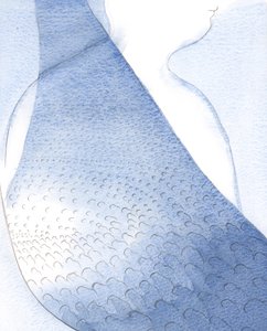 Kristovo světlo a záře jsou vylity do našich srdcí, a tak i na zesnulé duše, se kterými se tam Kristus „setká“., 2001 (bez papíru) od Elizabeth Wang