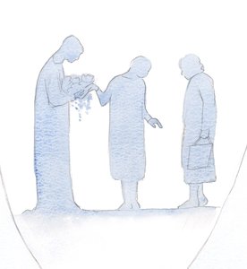 Pokaždé, když žádáme Krista, aby odměnil laskavého bližního, dává této osobě úžasné dary prostřednictvím naší modlitby., 2000 (bez papíru) od Elizabeth Wang