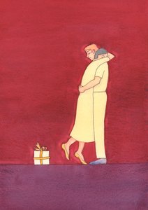 Bůh, který nás miluje, je jako nejvěrnější milenec, který svou milovanou oslňuje svými dary, ale nejhlubší se dotýká jejího srdce svou sladkostí a jemnou péčí, 2003 (bez papíru) od Elizabeth Wang