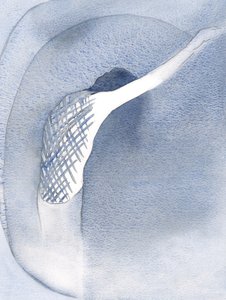 Viděl jsem Kristova zraněná záda, ale bylo mi řečeno: „Láska se počítá; to udělal hřích“, 2001 (bez papíru) od Elizabeth Wang