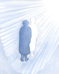 Viděl jsem, že nejsem žebrák, ale jeho dcera; a že toto unavené tělo skrývá slávu pouze uvnitř, 2000 (bez papíru na papíře) od Elizabeth Wang