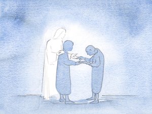 Bylo mi ukázáno, že každé mé něžné slovo nebo gesto je svatý a šťastný způsob, kterým Kristus skrze mne zdraví druhé, 2000 (bez papíru) od Elizabeth Wang