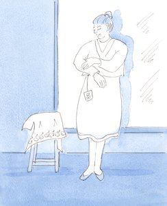 Je dobře, že se radujeme z krásných věcí a děkujeme za ně Bohu, 2004 (bez papíru) od Elizabeth Wang
