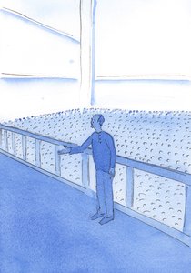 Stejně jako tovární dělník mluví dobře za své spolupracovníky, tak se Kristus, pravý člověk, účinně přimlouvá za nás, své příbuzné, 2002 (bez papíru) od Elizabeth Wang