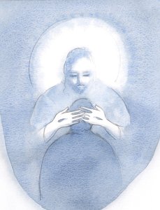 Jednou, když jsem prosil o pomoc, Kristus se snesl do mé duše a dal mi svůj pokoj, 2000 (bez papíru) od Elizabeth Wang