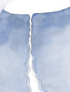 Naše jediná modlitba v Kristu stoupá až do nebe; je to jako pupeční šňůra nebeského života a milosti., 2001 (bez papíru) od Elizabeth Wang