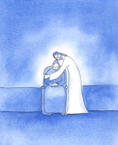 Kristus, náš Pán, je tak dobrý, že projevuje svou vděčnost, když jsme vynaložili zvláštní úsilí k plnění Jeho vůle, 2003 (bez papíru) od Elizabeth Wang