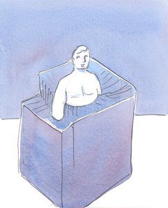 Někteří lidé, kteří žijí v těžkém hříchu, záměrně hledají potěšení tím, že ubližují druhým, chovají se jako divoká zvířata nebo spíše vyšinutá zvířata, 2004 (bez papíru) od Elizabeth Wang