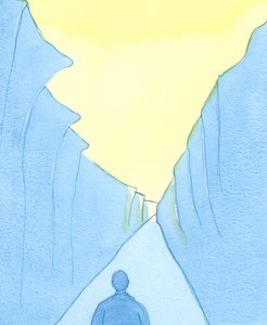 Křesťanský život se skládá z důvěry v Krista, vzdání se hříchu, následování Jeho cesty i ve tmě a směřování ke Slávě nebes, 2003 (bez papíru) od Elizabeth Wang