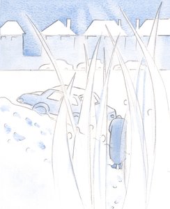 Svatí, kteří uctívají Krista v Jeho svaté oběti, uctívají Ho v Jeho svátosti, když je přinášen k nemocným., 2000 (bez papíru) od Elizabeth Wang