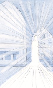 Světlo Kristovo v Nejsvětější svátosti vylévá svou záři v naší církvi a na celý svět, 2000 (bez papíru) od Elizabeth Wang