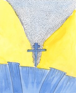 Pán mi ukázal kříž na dně strmého svahu, 2004 (bez papíru) od Elizabeth Wang