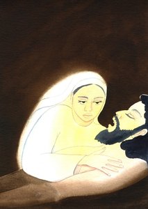 Pieta, 2001 (bez papíru) od Elizabeth Wang