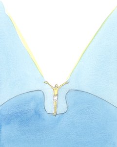 Nejlepším prostředníkem pro muže v nesnázích je jiný muž, 2002 (bez papíru) od Elizabeth Wang