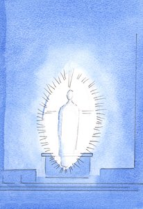 Pohled na Kristovu zářivou a slavnou Přítomnost byl Otcův zvláštní dar pro práci a svědectví, 2003 (bez papíru) od Elizabeth Wang