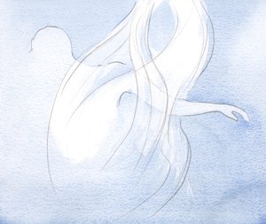 Duše, která žije z lásky k Bohu, je před Ním jako lampa, plná světla, i když křehké tělo pohasne., 2001 (bez papíru) od Elizabeth Wang