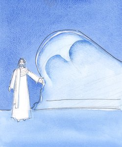 I když je správné, že cestujeme do Lurd, abychom se modlili v jeskyni a do jiných svatyní, Kristus nás zve, abychom si vytvořili „jeskyni“ svého vlastního srdce, 2004 (bez papíru) od Elizabeth Wang