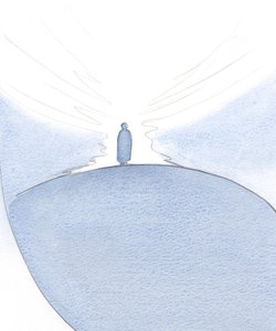 Doufáme, že budeme následovat cestu, kterou nám otevřela Kristova oběť, a že se k Němu připojíme v nebi., 2001 (bez papíru) od Elizabeth Wang