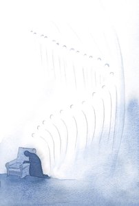 Kdekoli uctíváme, andělé nás doprovázejí v našich uctivých slovech a gestech a sklánějí se před Bohem, naším Otcem a Stvořitelem., 2001 (bez papíru) od Elizabeth Wang