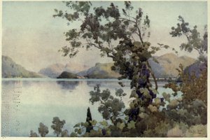 Večer, Lago di Como, Ilustrace z 