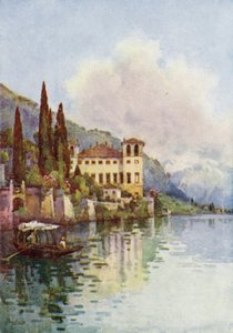 Gravedona, jezero Como (barva lito)