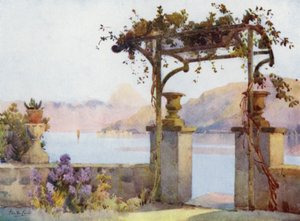 Limonta, jezero Como (barva litho)