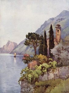 Oria, jezero Lugano (barva litho)