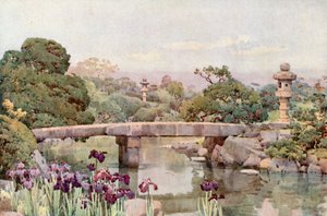 Satake Garden, Tokio (Black Litho)