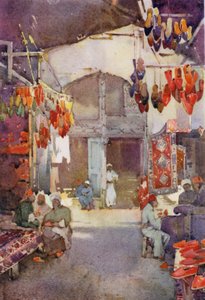 The Shoe Bazaar, Káhira (barva lito)