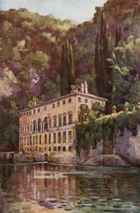 Villa Pliniana, jezero Como (barva litho)
