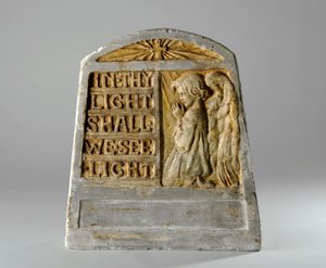 Maketa pro dětský památník, kolem roku 1920 (malovaná omítka) od Ellen Mary Rope