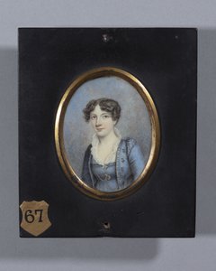 Paní Morganová (akvarel na slonovině)