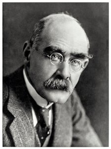 Rudyard Kipling (1865-1936) anglický spisovatel, kterého si nejvíce zapamatovaly básně „Just So Stories“ a „The Jungle Book“. od Elliott and Fry Photography Studio