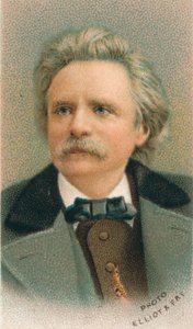 Edvard Hagerup Grieg 1843-1907, norský skladatel a pianista, 1911