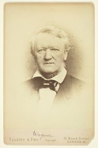 Portrét Wagnera, 1877. od Elliott and Fry