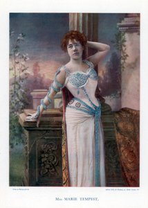 Dame Marie Tempest , anglická zpěvačka a herečka, 1901.