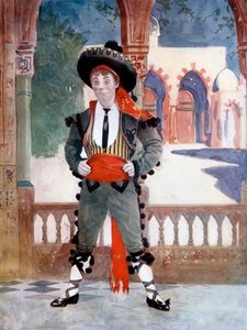 Edmund Payne ve filmu Toreador, c1902. od Ellis and Walery